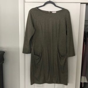 Dress with front pockets